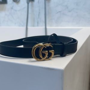 Xs Black Gucci Belt